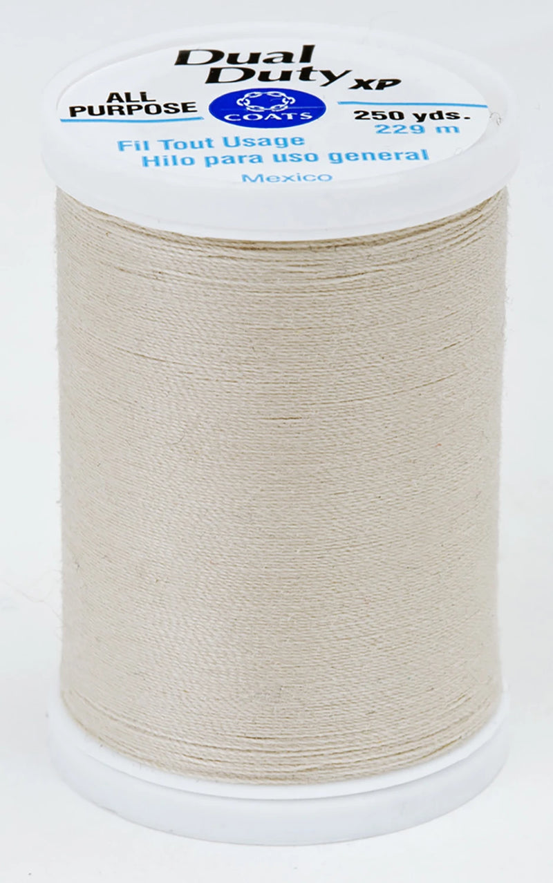 Ecru- Dual Duty XP Polyester Thread 250yds