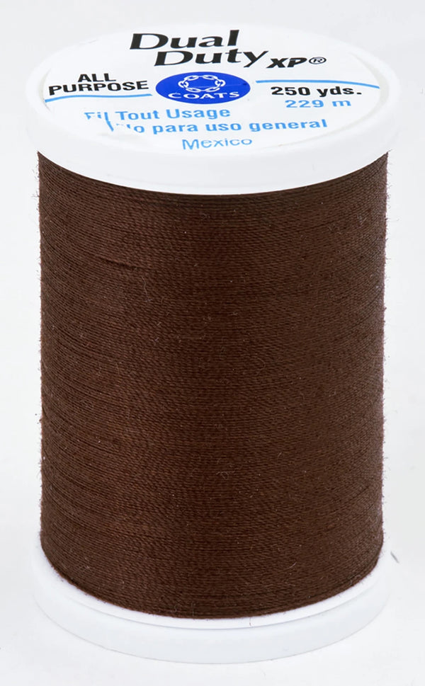 Dark Brown- Dual Duty XP Polyester Thread 250yds