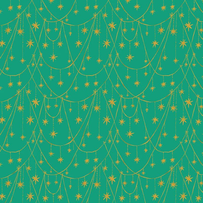 Star Garland Peacock - FQ