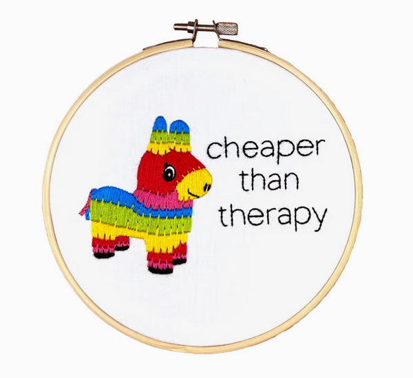Piñata Therapy Embroidery Kit