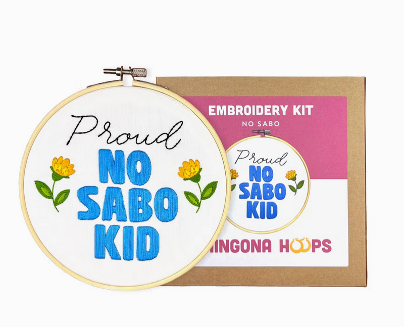No Sabo Embroidery Kit