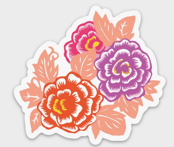 Mexican Flower Sticker