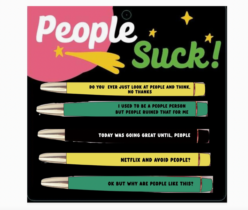 Pen Sets- Work Sucks – Mint Ivy Boutique