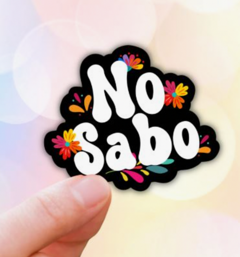 No Sabo Sticker