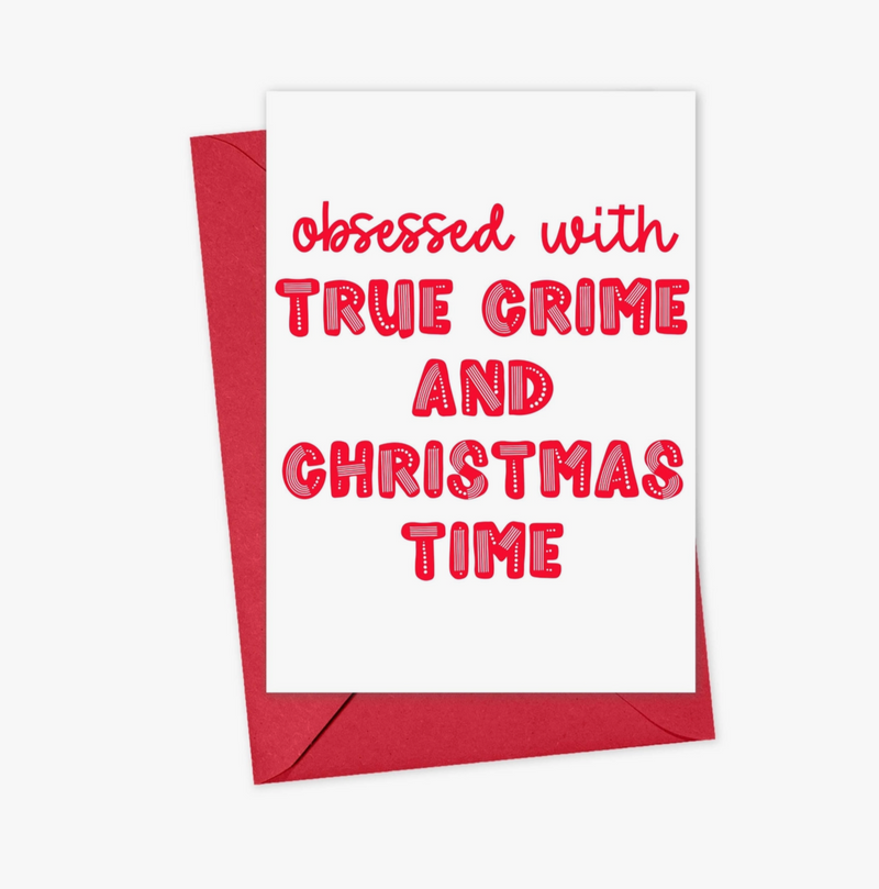 True Crime Christmas Card
