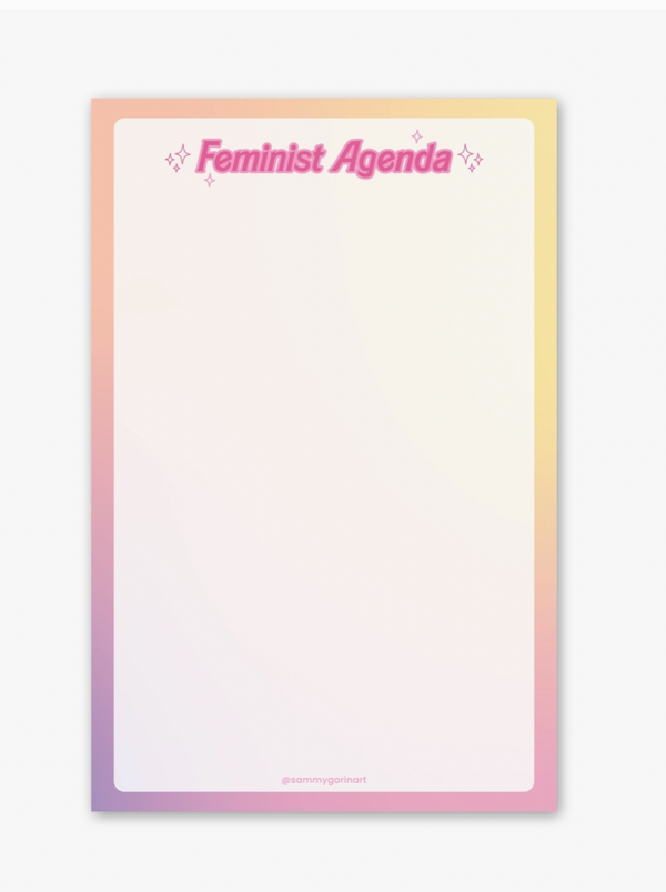 Feminist Agenda Notepad