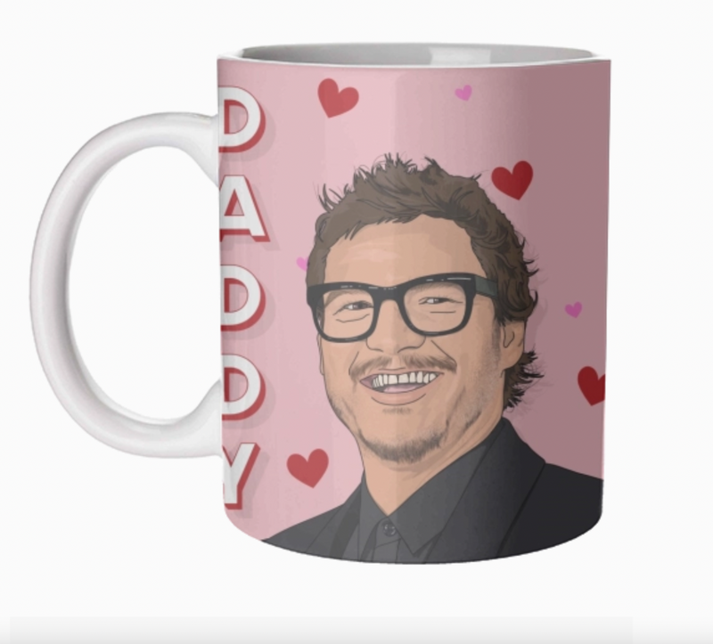 Pedro Pascal Heart Mug