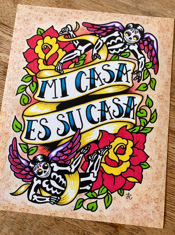 Day of the Dead: "Mi Casa Es Su Casa" Print