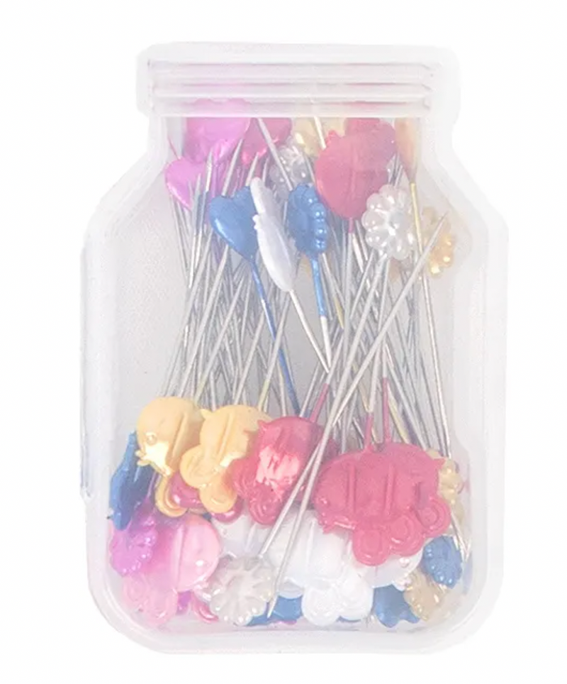 60 Count Quilting Pretty Pins Assortment