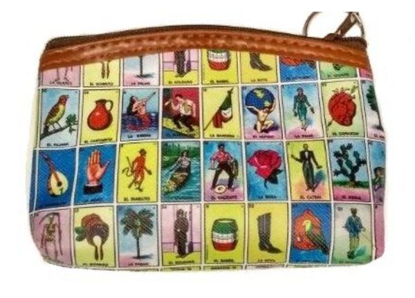 Loteria Pattern Coin Purse