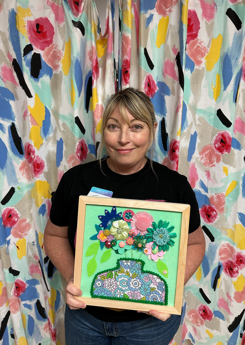 June 21, 2025 / 6:30pm-8:30pm - Framed Floral Art Workshop