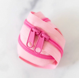 Pink & Red Zippers