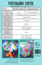 Patchwork Duffle 2nd Edition Pattern