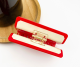 Red Cassette Tape Hair Clip