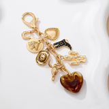 Pearl Western Bag Charm/Keychain