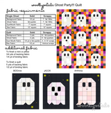 Ghost Party Quilt Pattern
