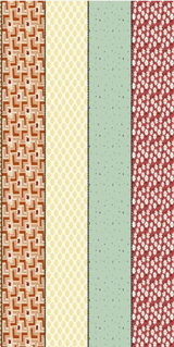 Trentham 18293 12 (F3231)- Gathered Lollie- Fat Quarter