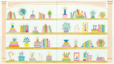 A Book Lover's Sticker Book