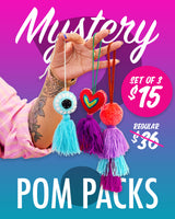 Mystery Pom Packs (Set of 3)