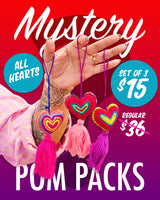 Mystery Pom Packs (Set of 3)