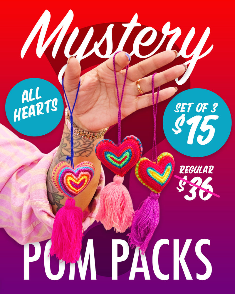 Mystery Pom Packs (Set of 3)