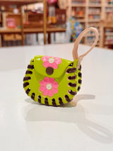 Single Flower Airpod/Wireless Headphone Leather Case (Small)