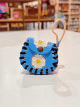 Single Flower Airpod/Wireless Headphone Leather Case (Small)
