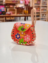 Multi- Flower Airpod/Wireless Headphone Leather Case (Large)