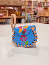 Single Flower Airpod/Wireless Headphone Leather Case (Large)