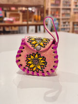 Single Flower Airpod/Wireless Headphone Leather Case (Large)