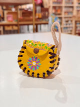 Single Flower Airpod/Wireless Headphone Leather Case (Small)