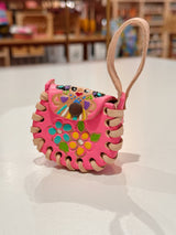 Multi- Flower Airpod/Wireless Headphone Leather Case (Small)