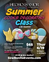 June 19th, 2025 / Summer Cookie Decorating Class
