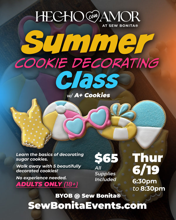 June 19th, 2025 / Summer Cookie Decorating Class
