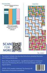 Bookends Quilt Block Pattern