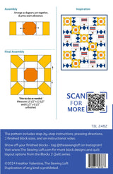 Sunburst Quilt Block Pattern