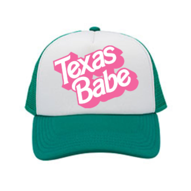 Texas Babe Foam Trucker Hat (Teal)