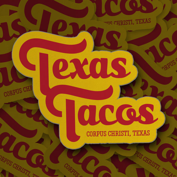 Texas Tacos Sticker