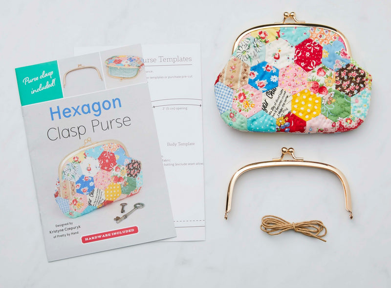 Hexagon Clasp Purse Sewing Pattern – Sew Bonita