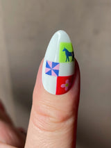 Pinwheel Nail Art Stickers