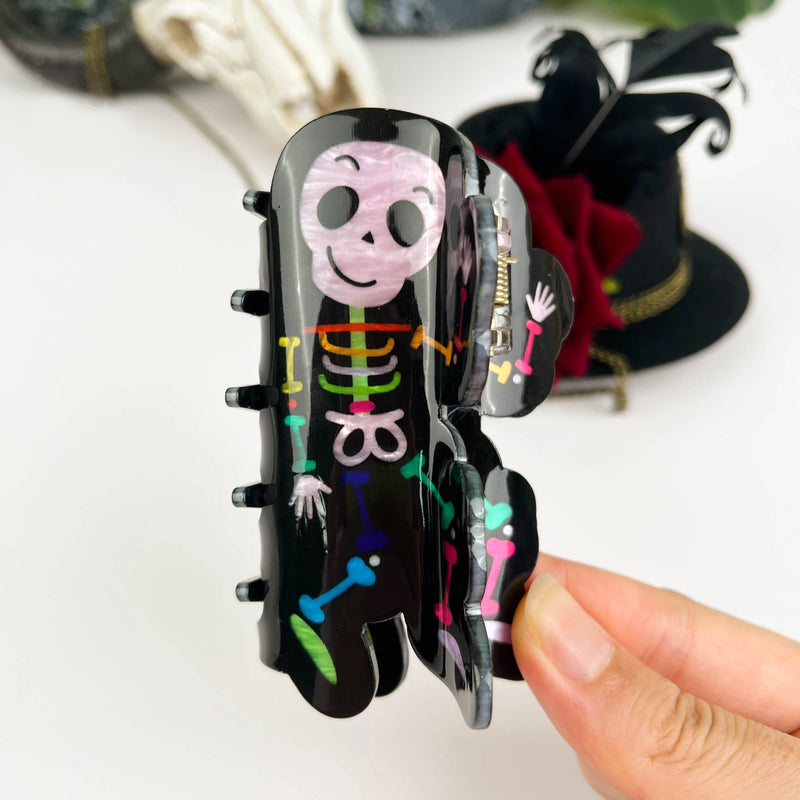 Cute Calavera Hair Clip