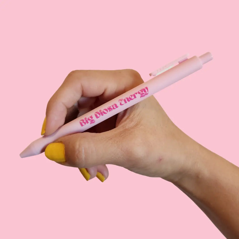 Big Diosa Energy Pink Ink Pen