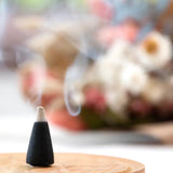 Rose Quartz & Lily Fragrance: 100 Piece Incense Cones in Jar