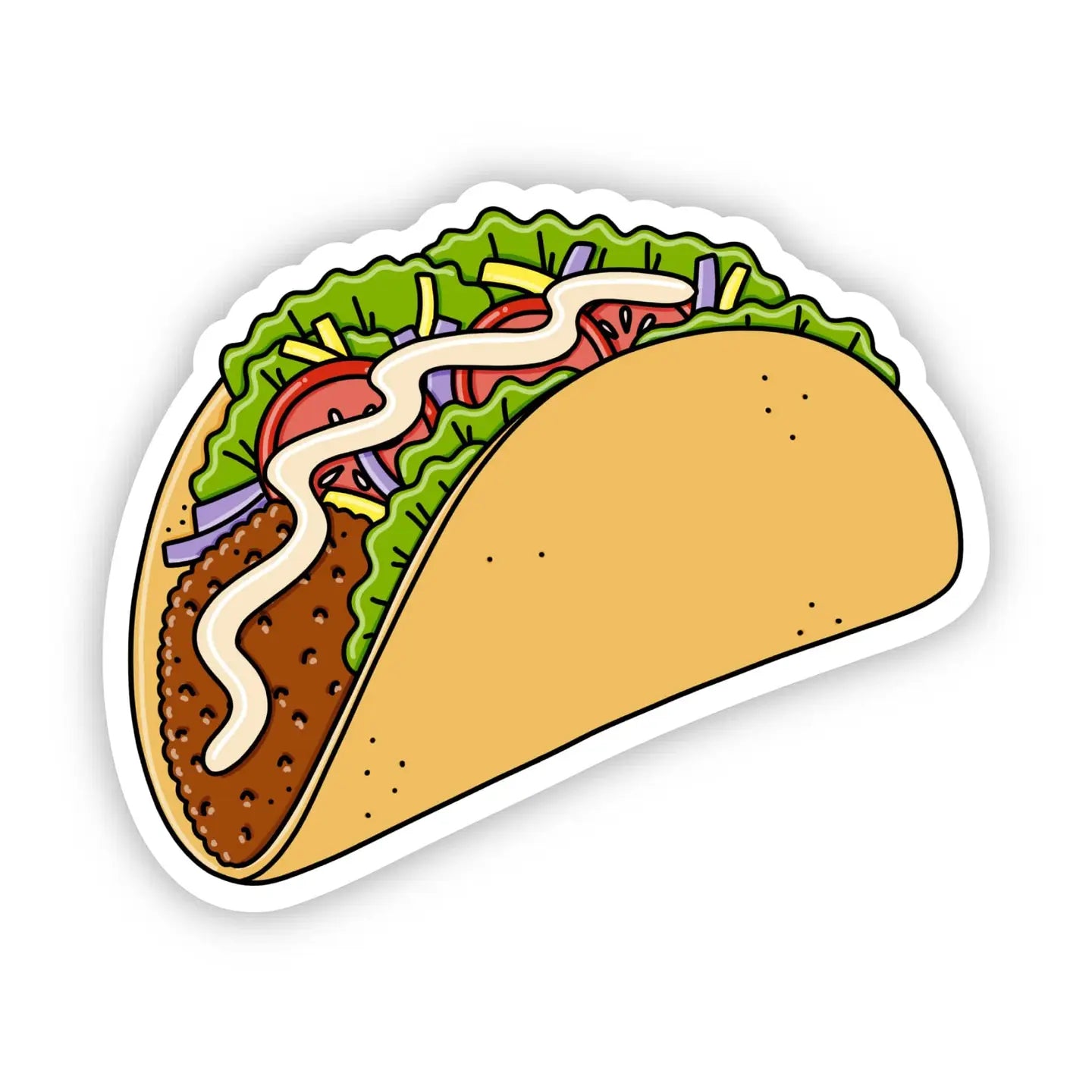 Taco Sticker – Sew Bonita