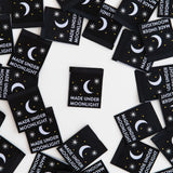 Made Under Moonlight Woven Sewing Labels