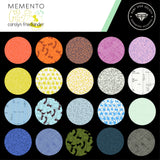 F3255 - Memento - Walnut Abstract - Citron
