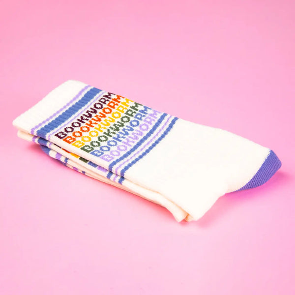 Bookworm Gym Crew Socks