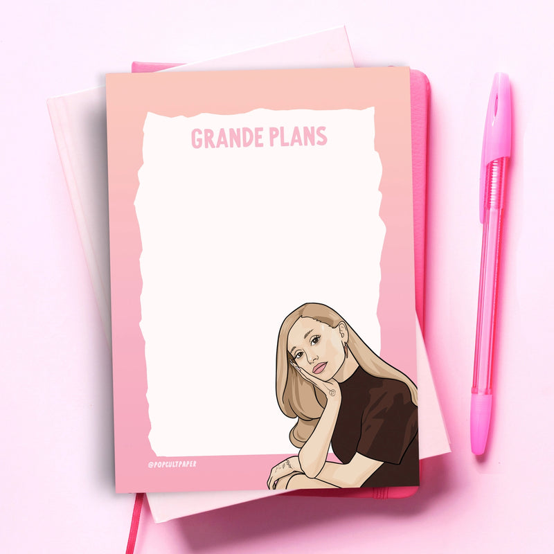 Grande Plans Notepad Ariana Grande