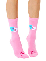 Be Mine Valentine's 3D Socks