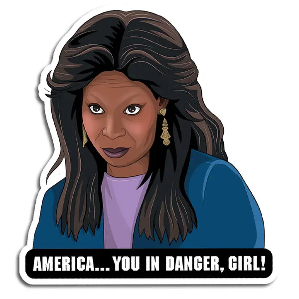 America, You in Danger Girl Sticker